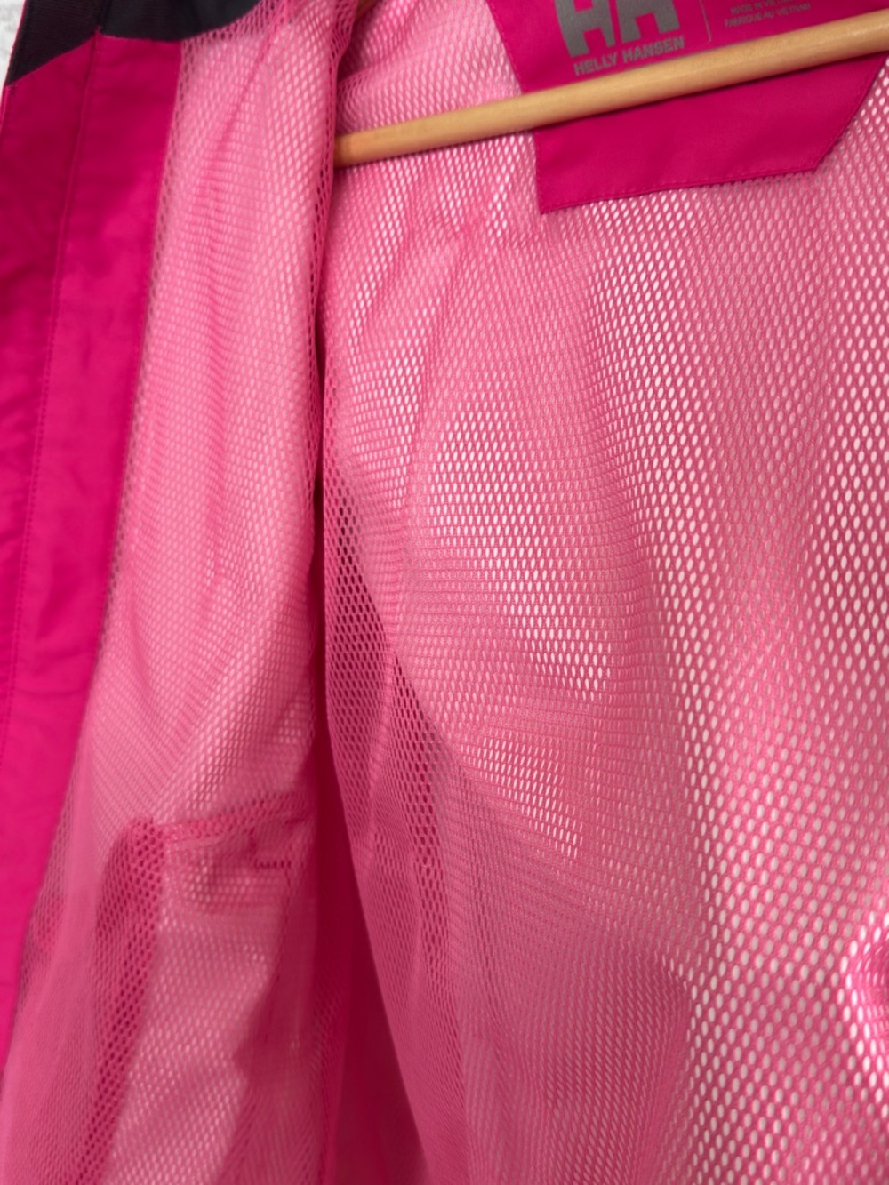 Helly Hansen Kids/Womens Pink Waterproof Hooded Jacket - Picture 3 of 6